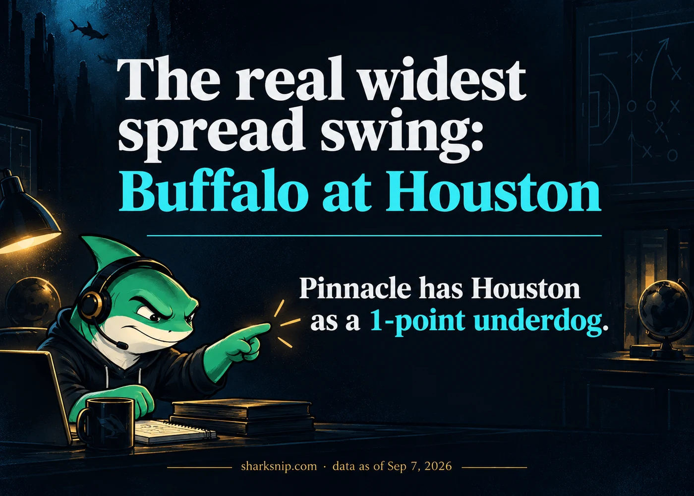 The real widest spread swing: Buffalo at Houston