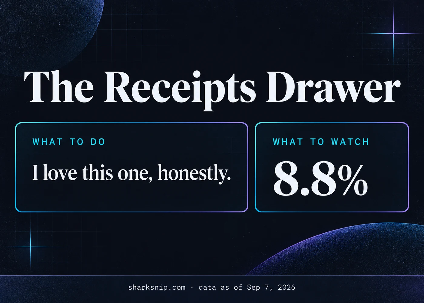 The Receipts Drawer