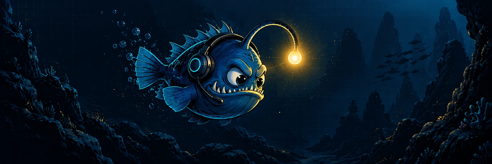 anglerfish interstitial, deep insight below the surface