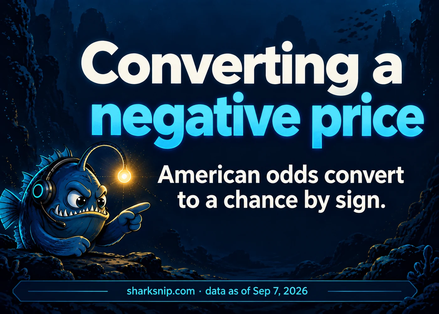 Converting a negative price