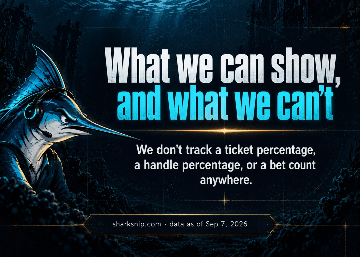 What we can show, and what we can't