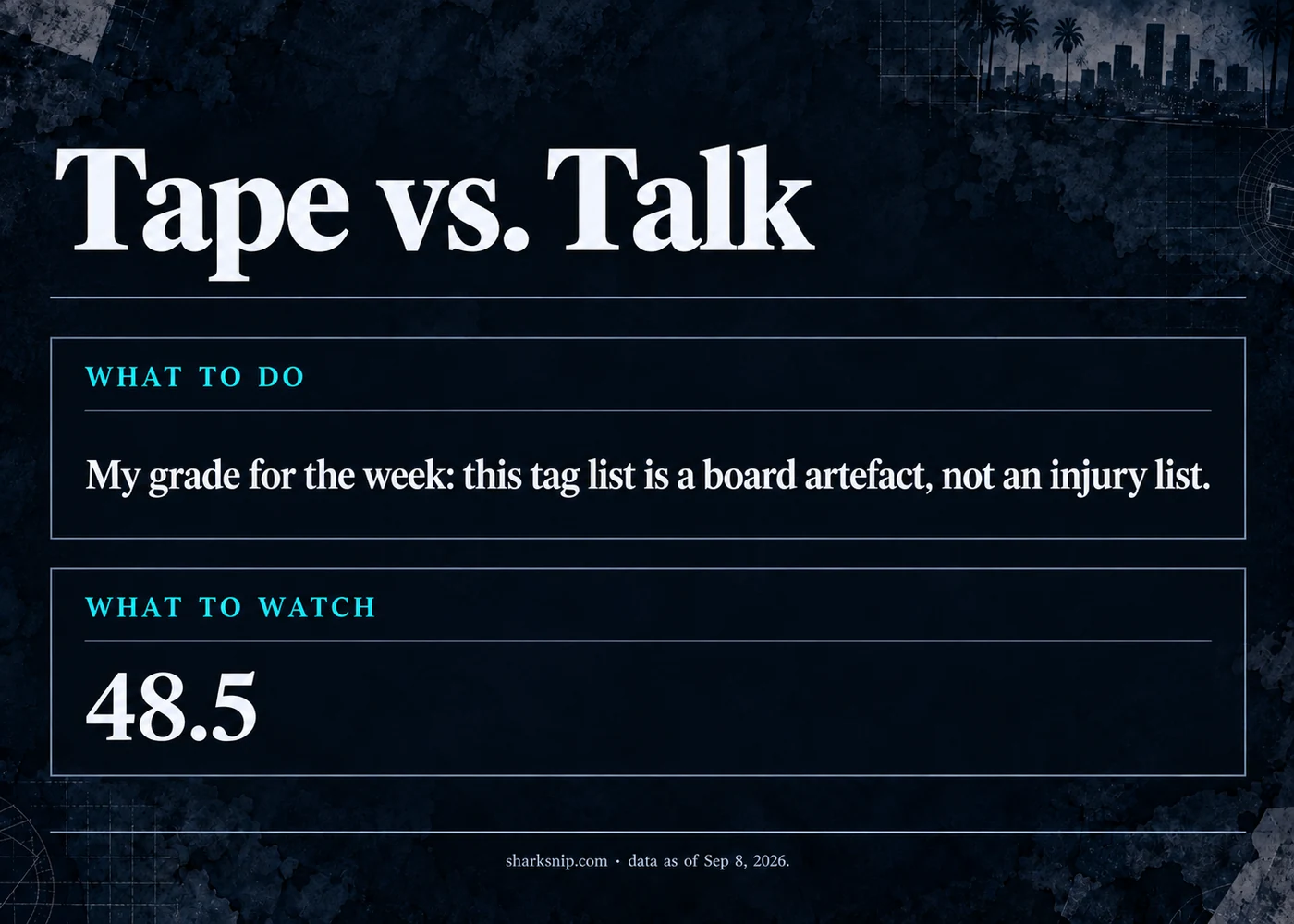 Tape vs. Talk