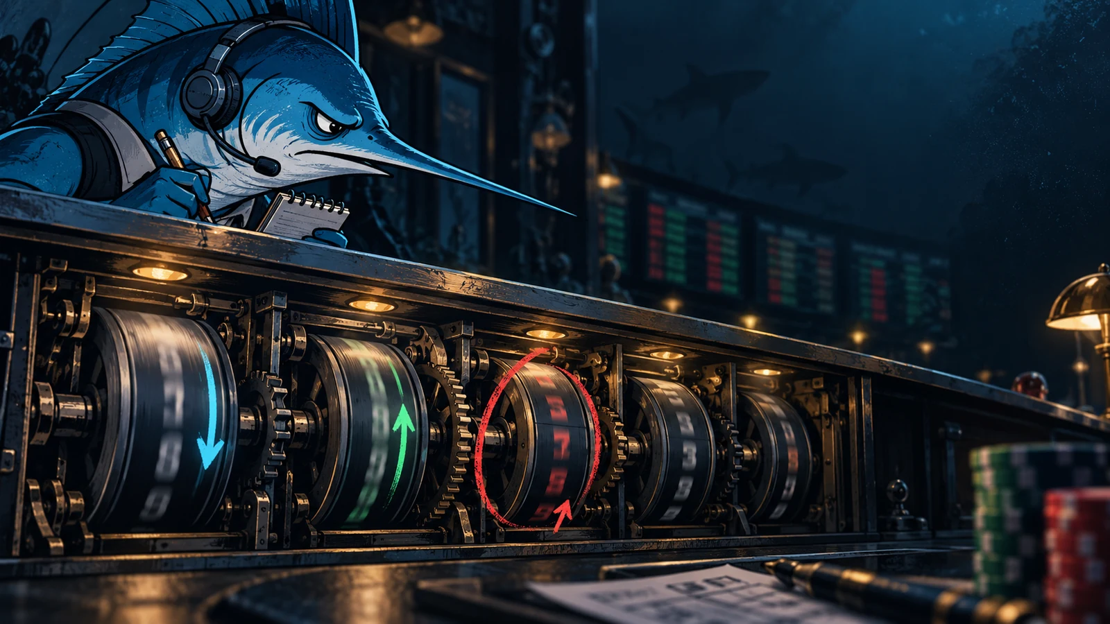 Week 1 Line Moves: what changed since the open: marlin at work, cover art