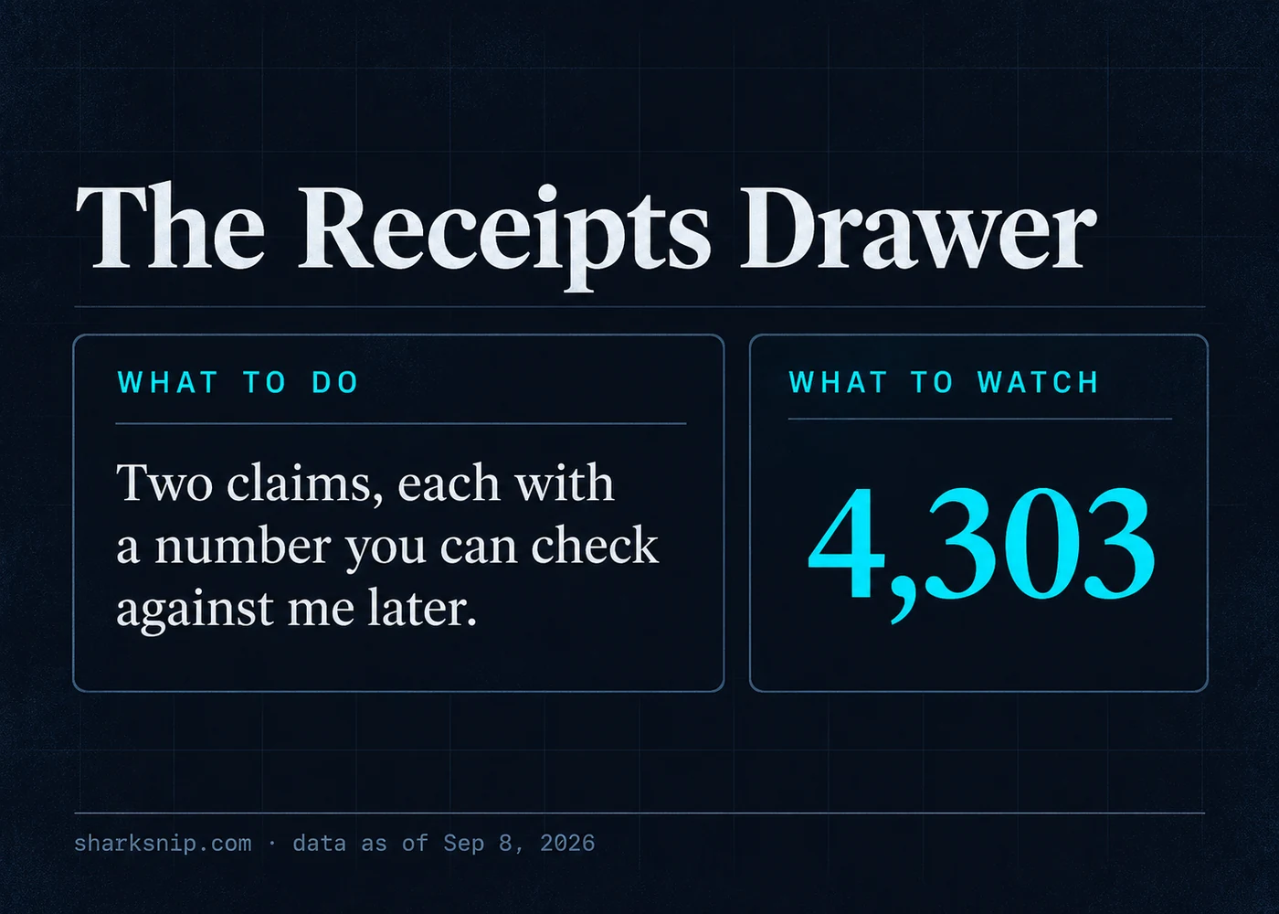 The Receipts Drawer